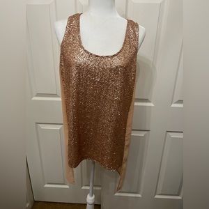 Lush Tank Top Shimmer Size Large
